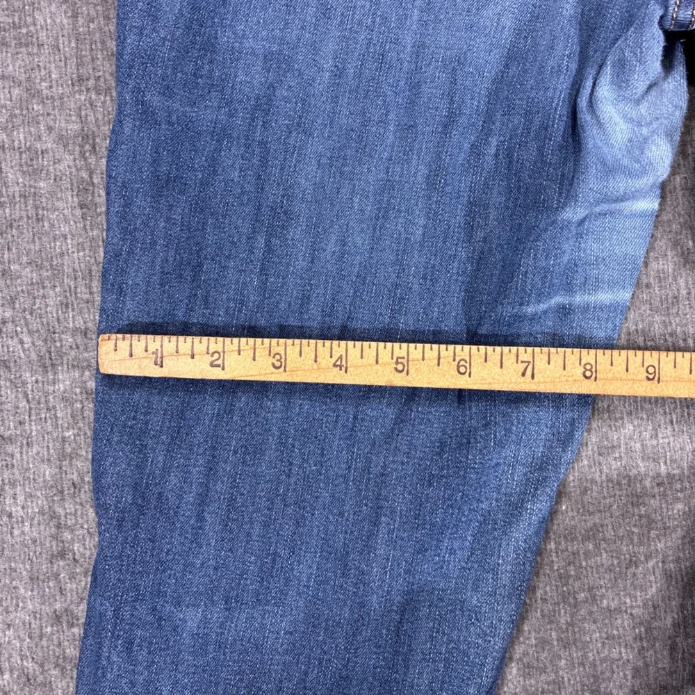 Flying Monkey Jeans Womens 28 Blue Distressed Made in USA Denim Grunge Indie